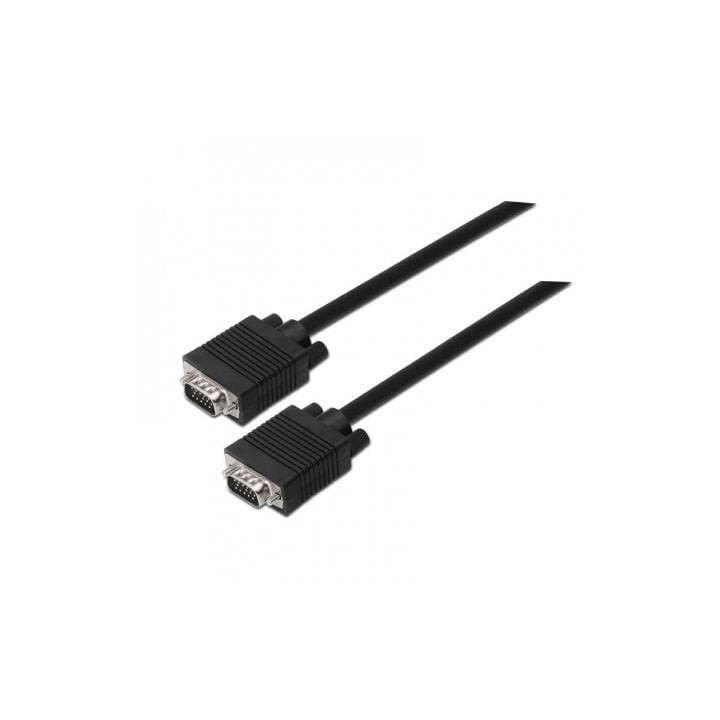 Cable SVGA AISENS A113-0070 HDB15/Macho-Macho 5m Doble Apantallado Negro