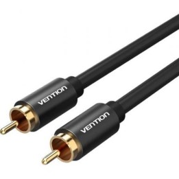 Cable Estéreo RCA Vention VAB-R09-B150 1.5m doble apantallado contacto dorado negro