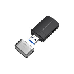 Lector Tarjetas CONCEPTRONIC USB-A 3.0 Negro (BIAN06B)