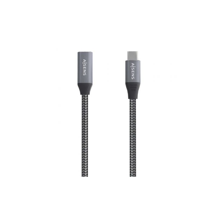 Cable USB 3.2 GEN2x2 AISENS A107-0760 20Gbps 100W 0.5m Gris
