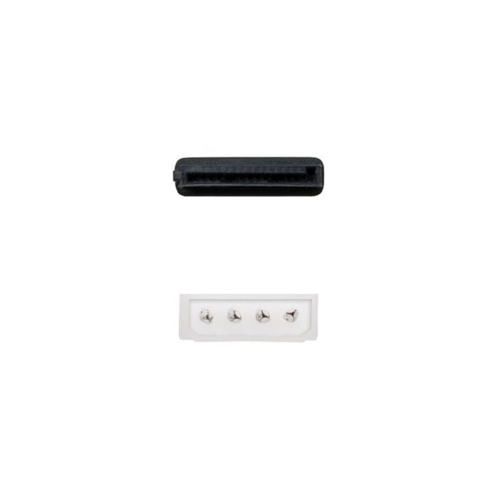 Cable SATA alimentación Nanocable 10.19.0205-OEM Molex 4 pines a SATA 16 cm RoHS