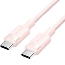 Cable USB-C Vention TRDPF 1m 3A 60W Rosa 480Mbps Niquelado