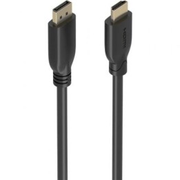 Cable conversor AISENS A125-0920 DisplayPort HDMI 4K 5m negro