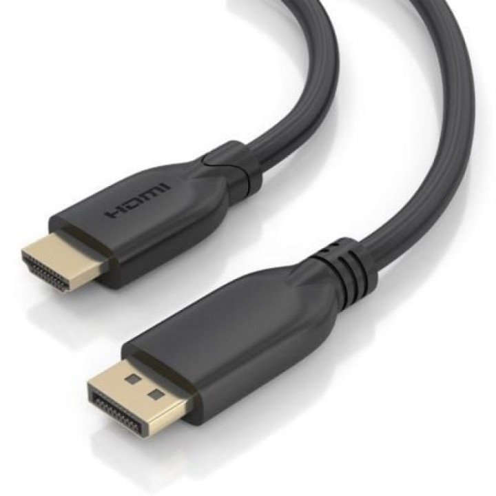 Cable conversor AISENS A125-0920 DisplayPort HDMI 4K 5m negro