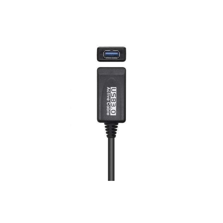 Cable alargador USB 3.0 AISENS A105-0525 amplificador 5m 625Mbps negro