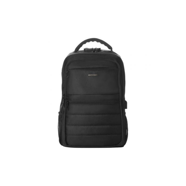 Mochila Vention KRKB0 para portátil 17″ USB impermeable antirrobo negra 20L