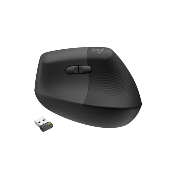 Ratón Logitech inalámbrico 4000 DPI vertical ergonómico Bluetooth Logi Bolt 6 botones