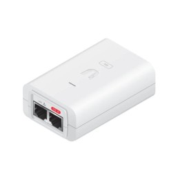 Fuente de Alimentación Ubiquiti 24W Certificación CE/FCC/IC/UL POE-48-24W-WH protección contra picos