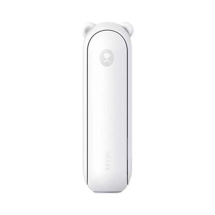 Ventilador de mano JisuLife Life8 Plus 4500mAh Blanco 3 velocidades Linterna PowerBank