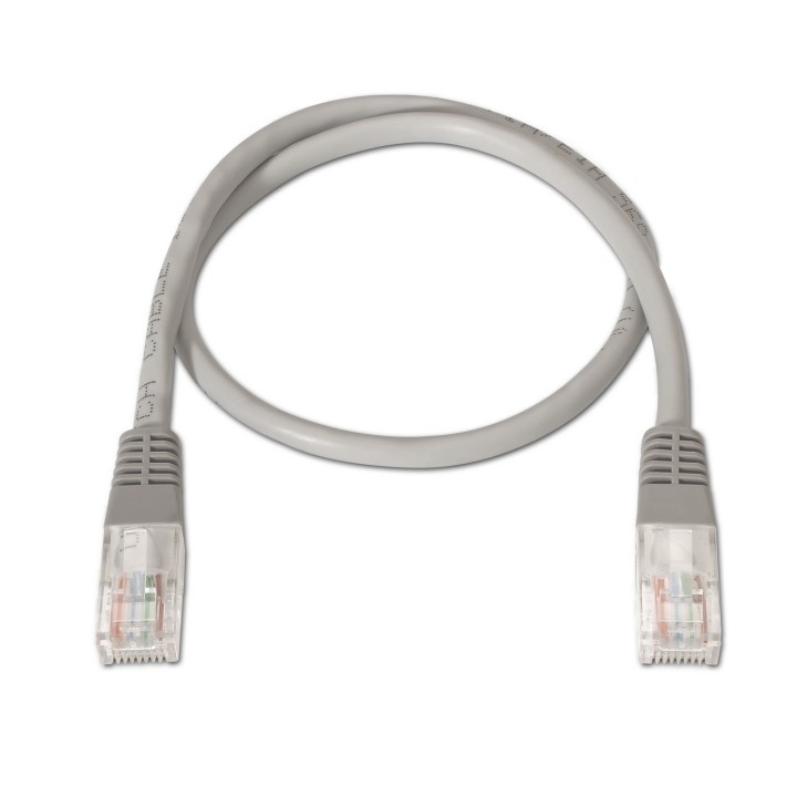 Latiguillo AISENS RJ45 Cat.6 UTP 5m Gris (A135-0232)