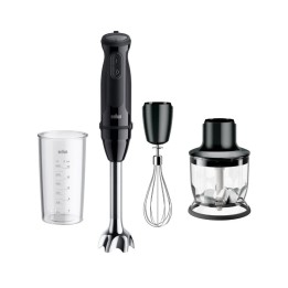 Batidora Braun Minipimer MultiQuick 5 MQ50202MBK 1000W 21 Velocidades Acero Inox