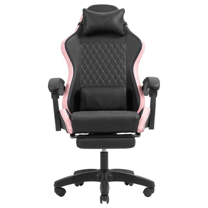 Silla Gaming Mars Gaming MGC-X Racing Polipiel Reposapiés Soporte Lumbar 8cm Altura