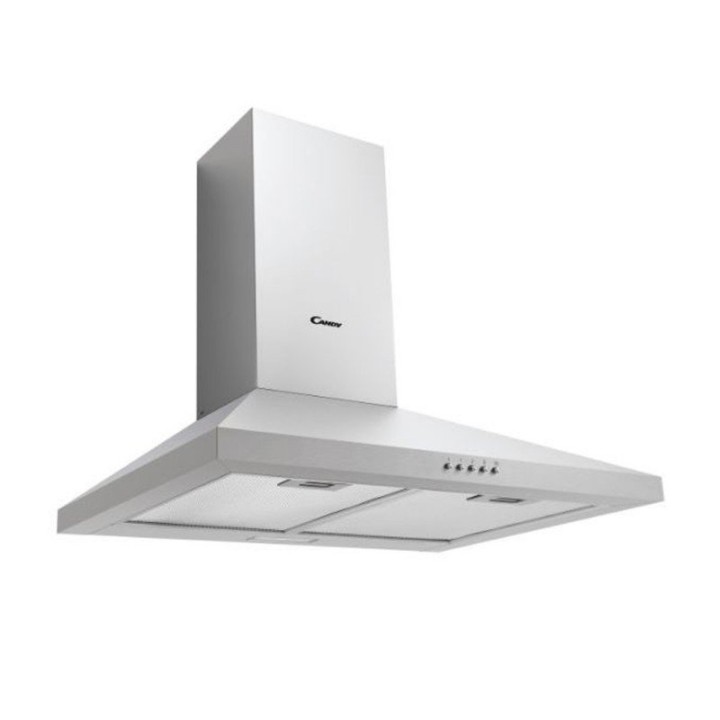 Campana extractora Candy CCE116/1XGG Recirculación/Conducción 60cm LED eficiencia A