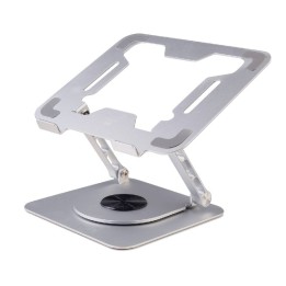 Soporte portátil Ewent EW1267 aluminio base giratoria 360°, altura regulable, plegable