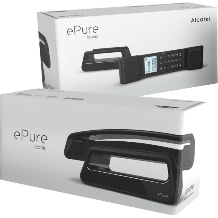 Teléfono inalámbrico Alcatel ePure Iconic DECT Manos Libres Bloqueo de Llamadas Vintage