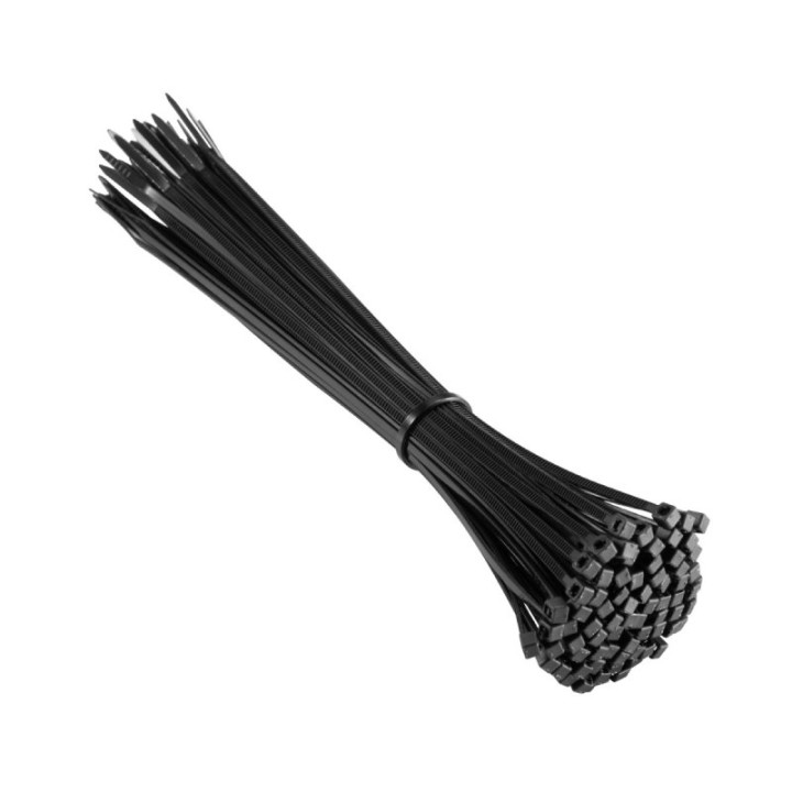 Brida Nylon Ewent EW1564 200x2.5mm Negra UV Certificada Lote 100 Unidades