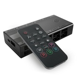 Hub de Control Mars Gaming MF-HUB 10xPWM 10xARGB Mando Remoto Sincronización ARGB