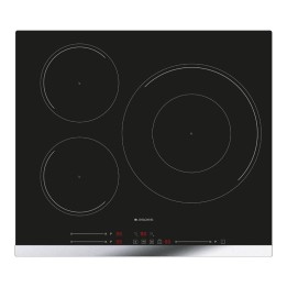 Placa de inducción Aspes AI3601SB32 3 zonas 7400W Doble Corona Cristal Negro 59cm