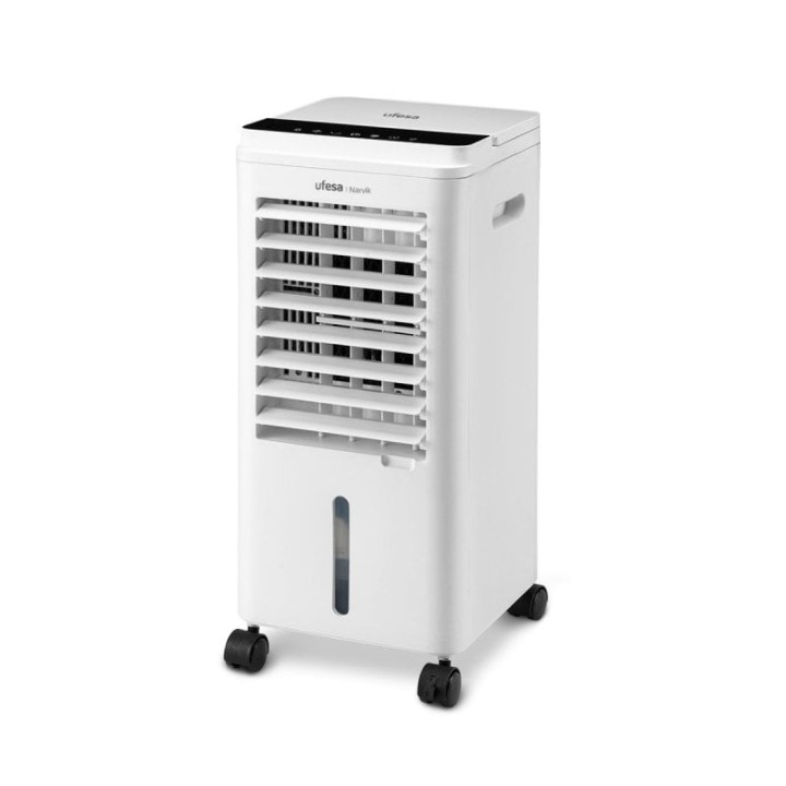Aire acondicionado portátil Ufesa Narvik 65W 20m² panel táctil mando depósito 5L