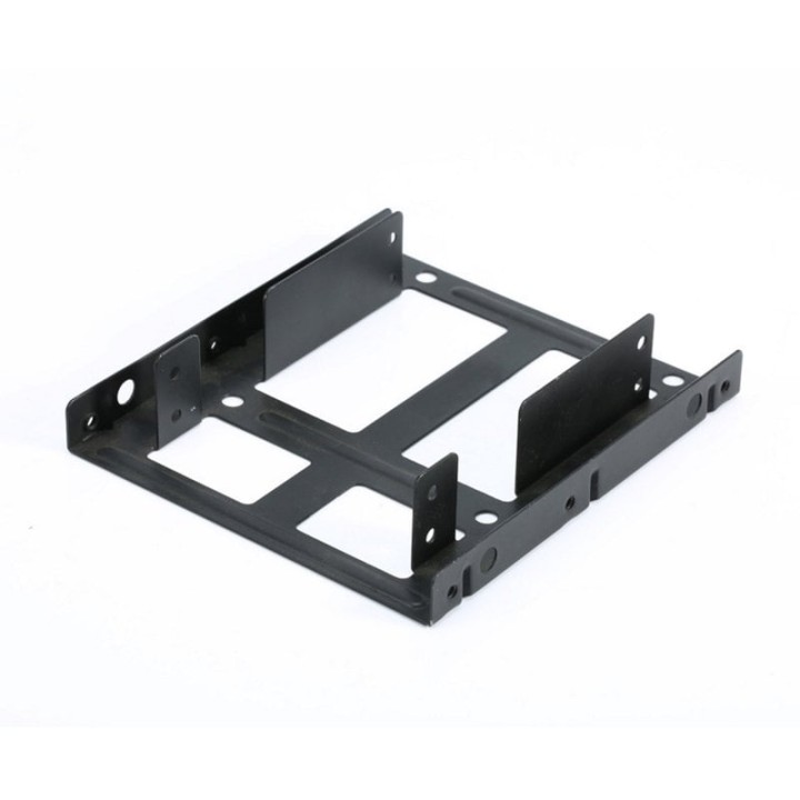 Soporte de montaje Ewent EW7006 para 2 HDD/SSD 2.5″ en Bahía 3.5″ Negro