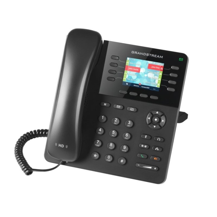 Teléfono IP Grandstream GXP2135 8 líneas, 2000 entradas, TFT 2.8", Negro