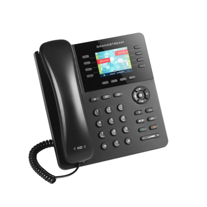 Teléfono IP Grandstream GXP2135 8 líneas, 2000 entradas, TFT 2.8", Negro