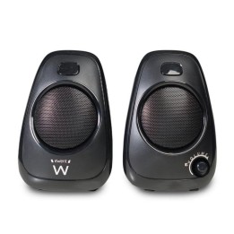 Altavoz Ewent EW3527 2.0 Estéreo Alámbrico 6W RMS USB Compacto Negro Rejilla Metálica