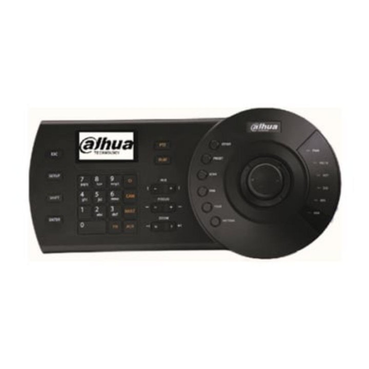 Teclado control PTZ Dahua Technology NKB1000-E Negro RS-232/RS-485 Alámbrico 330x139x53mm