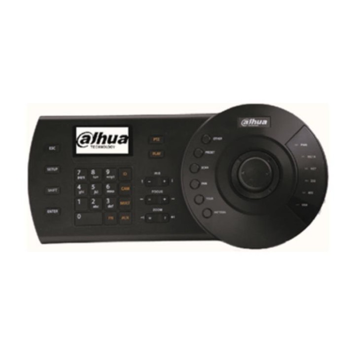Teclado control PTZ Dahua Technology NKB1000-E Negro RS-232/RS-485 Alámbrico 330x139x53mm