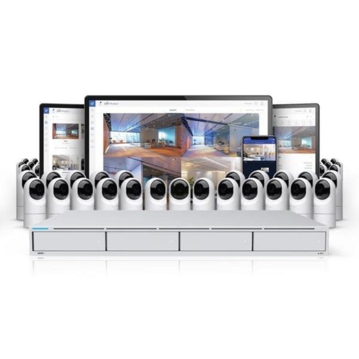 Grabador de vídeo Ubiquiti UNVR 4 canales 4GB 10000 Mbit/s 1,7GHz Gris 100W