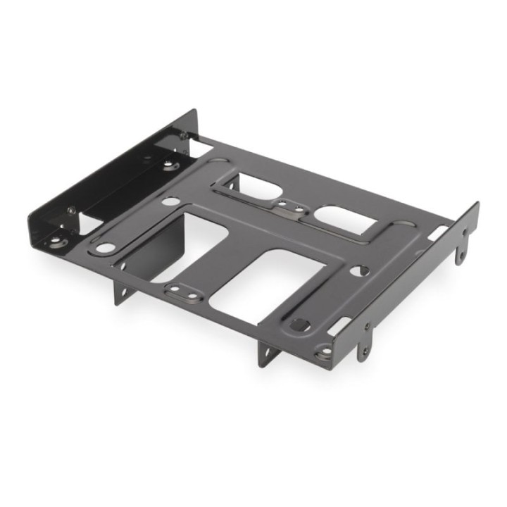 Adaptador Ewent EW7002 Aluminio Negro 5.25″ hasta 4x 2.5″ o 1x 3.5″+2x 2.5″