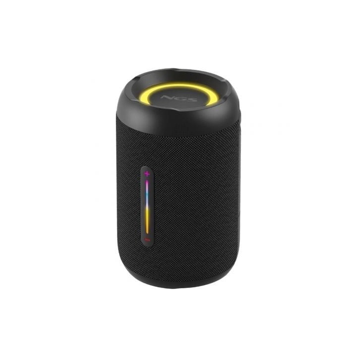 Altavoces NGS Bluetooth portátiles 20W IPX7 TWS RGB batería 7h AUX USB