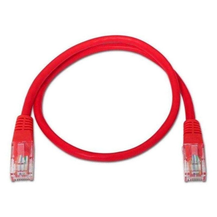 Cable de red Aisens A135-0239 Cat.6 2m rojo RJ45 OFC chapado oro