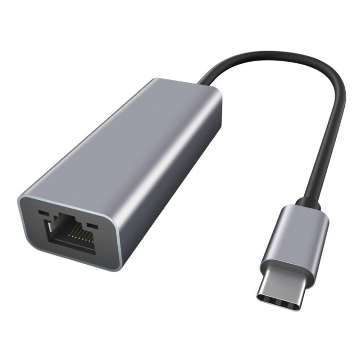 Adaptador Ewent EW9818 USB-C 1000Mbit/s Negro Gris Plug and Play
