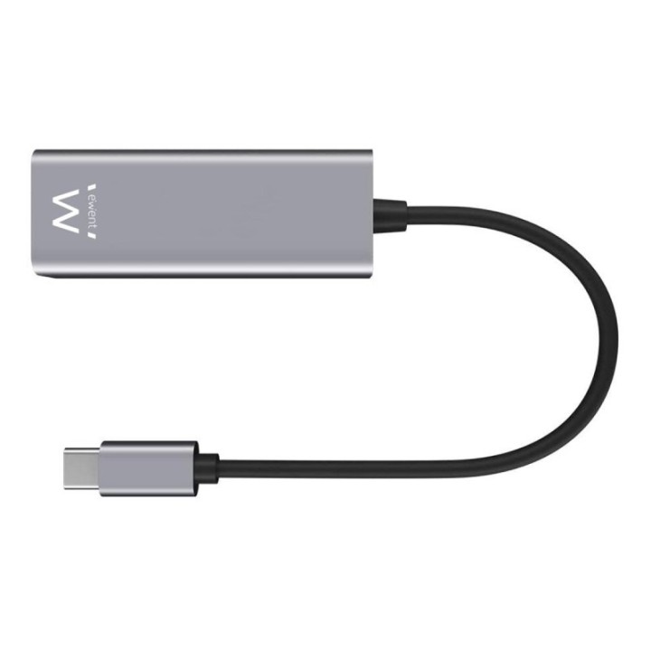 Adaptador Ewent EW9818 USB-C 1000Mbit/s Negro Gris Plug and Play