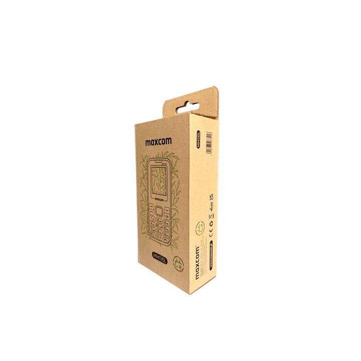 Teléfono MaxCom Classic MM135 LIGHT 1.77" 128x160 Negro 600mAh Barra