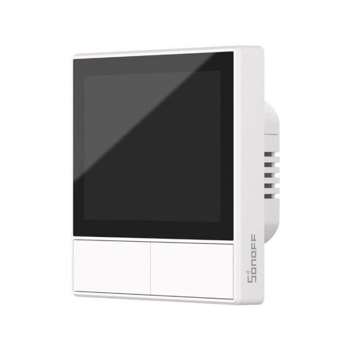 Sonoff interruptor inteligente de pared de escena NSPanel, 2A por canal, blanco compatible Alexa