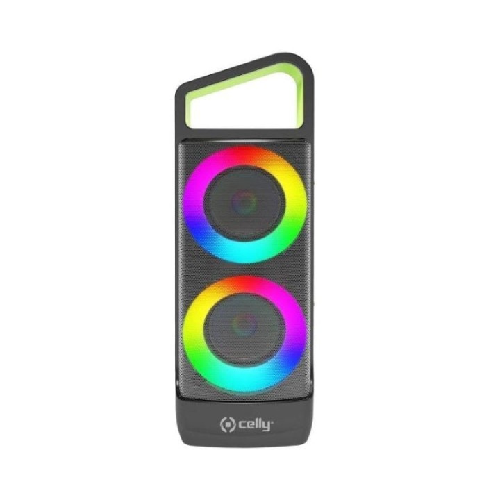 Altavoces Celly Bluetooth Inalámbricos 10W con TWS, USB-C y Luces RGB