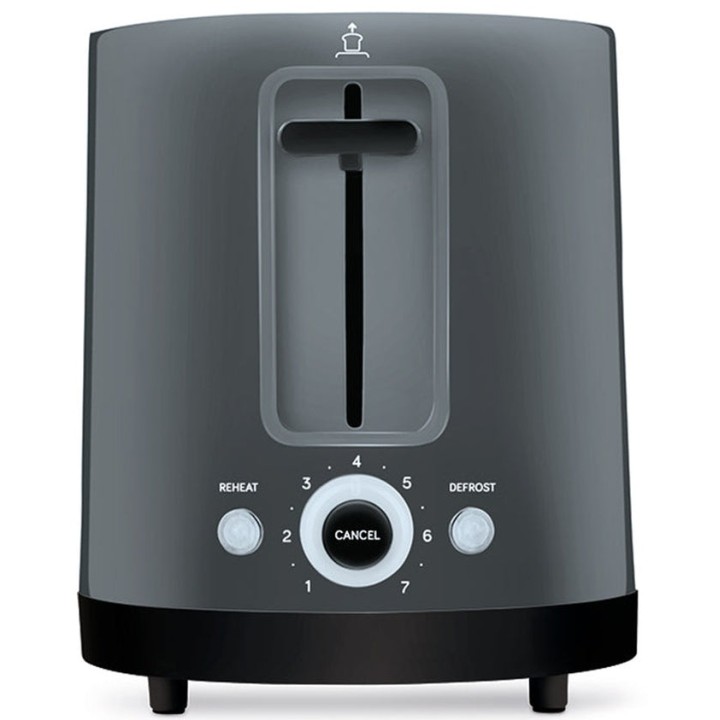 Tostador Ufesa Duo Plus 1400W 2 Ranuras Ajustables 7 Niveles Gris