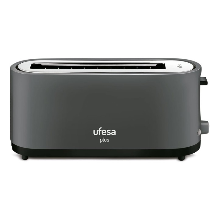 Tostador Ufesa 71305205 Negro 900W Ranura Ajustable 7 Niveles Recogemigas