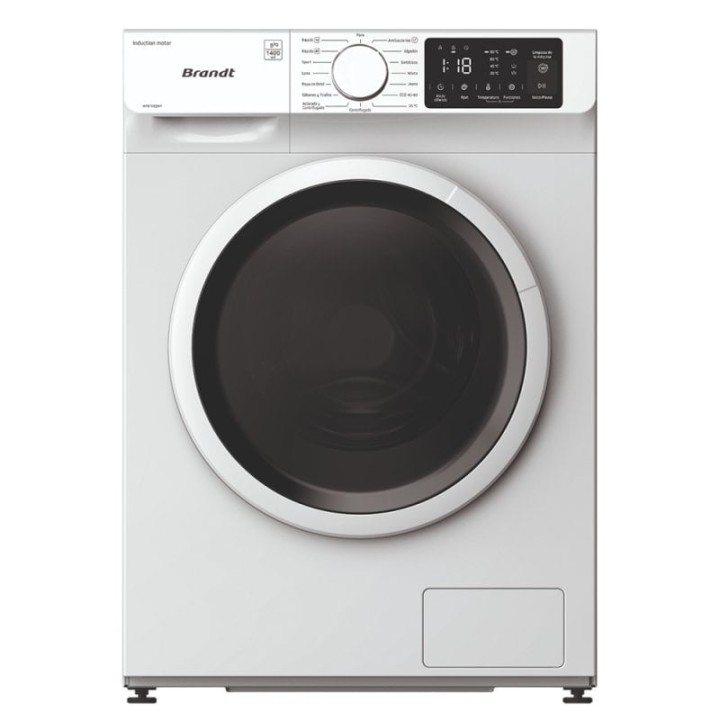 Brandt WFB198QWP Lavadora de Carga Frontal 9Kg A Blanca