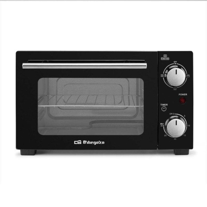 Horno eléctrico Orbegozo HO 985 10L Negro doble cristal temporizador LED