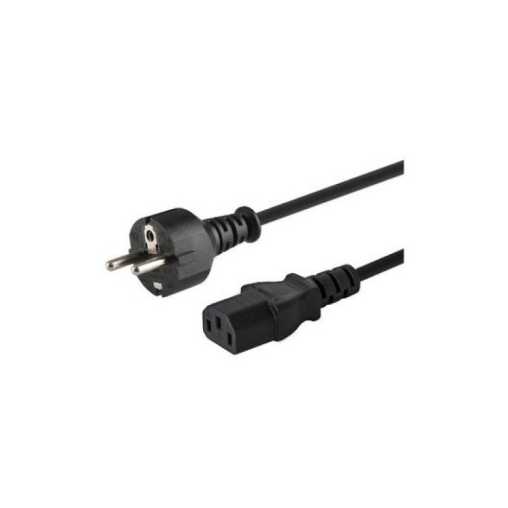 Cable alimentación Savio SAVKABELCL-138 1.8m Schuko-IEC C13 250V cobre negro