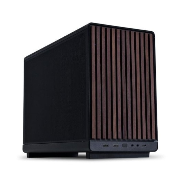 Lian-Li X Dan A3 Wood Micro-ATX Negro Madera Frontal Soporte 360mm