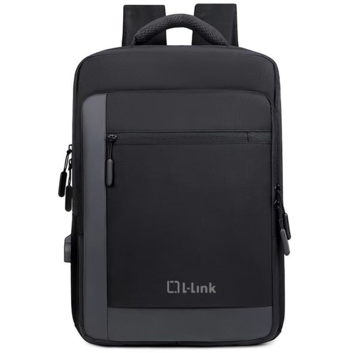 Mochila L-Link LL-15.6 Repelente Agua Salida USB Acolchada Gris 470g 15.6"