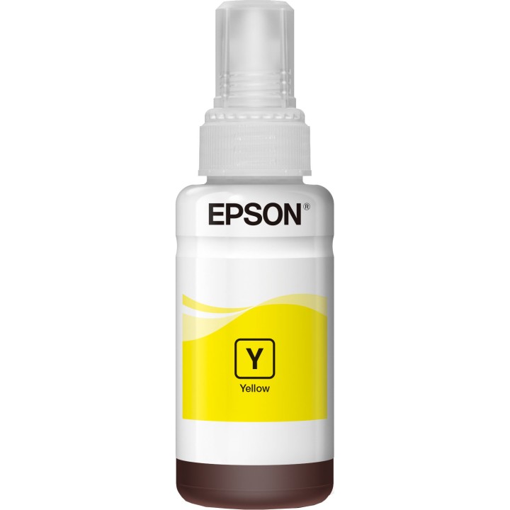 Botella Tinta Epson EcoTank 664 Amarillo (C13T664440)