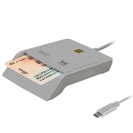 Lector DNI electrónico Woxter PE26-198 USB 2.0 Blanco Tipo C Smart Card Adaptador