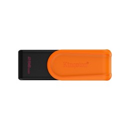 Pendrive Kingston DataTraveler Exodia S 256GB USB 3.2 Gen 1 Negro/Naranja tapón giratorio