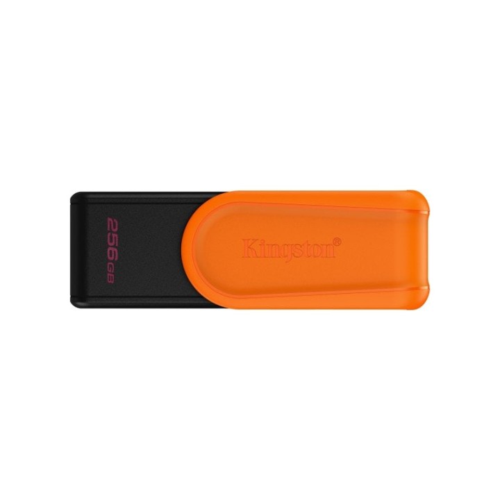 Pendrive Kingston DataTraveler Exodia S 256GB USB 3.2 Gen 1 Negro/Naranja tapón giratorio