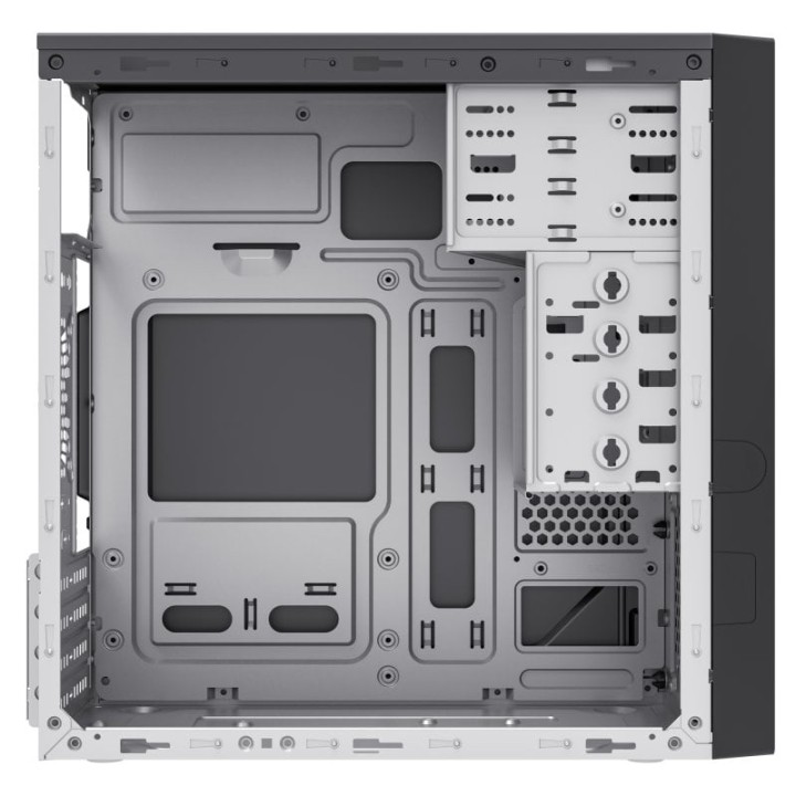 Caja Micro ATX UNYKAch AERO C12 V2 USB 3.0/Type-C Audio HD Negro 2,4kg